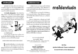 ส่วนใหญ่มักจะนํามาเป็นยาเสริมว่ํมกับยากันซà