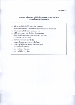 . ชือโครงการ เก้าธิ์นักเรียนใบ้ยางพารา จํานวน