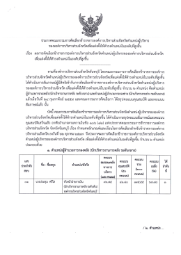 Page 1 ประกาศคณะกรรมการคัดเลือกข้าราชการองค์การบริหารส่วนจังหวัด