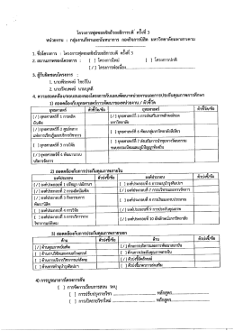 เอกสารหมายเลข 15 โครงการฟุตซอลชิงถ้วยอธิการบดี ครั้งที่ 3