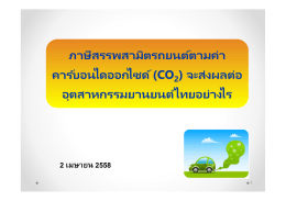 ภาษีสรรพสามิตรถยนต์ตามค่า คาร์บอนไดออกไซด์ (CO