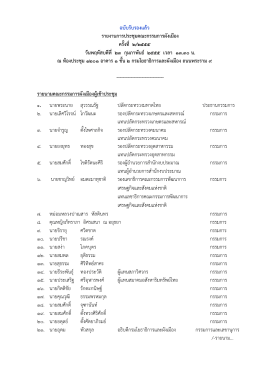 รายงานการประชุมคณะกรรมการผังเมือง ครั้งที่ 2-2555