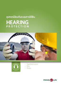 hearing protection อุปกรณ์ป ้องกันระบบการได้ยิน