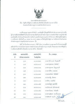 ตาเเหนงเจ้าพบักงําบธุรการ ของสํานักบริหารงา