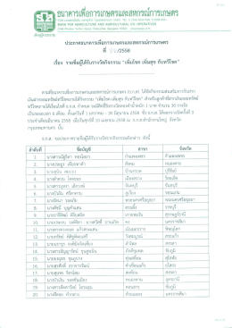 013007-1-รายชื่อผู้ได้รับรางวัลจากกิจกรรม เพิ่มโชค เพิ่มสุข กับทวีโชค ครั้ง