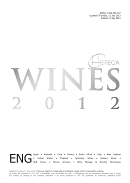 Wine Catalog 2012 - Eng.indd