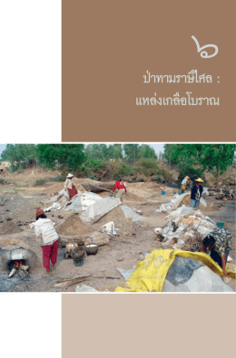 แหล่งเกลือโบราณ - Living River Siam Association :: สมาคมแม่น้ำเพื่อชีวิต