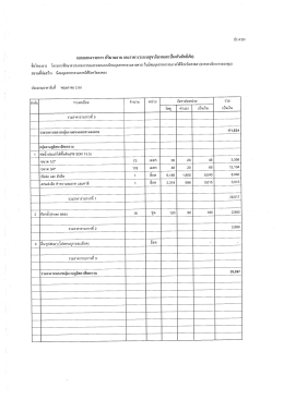 ชือโครงการ โครงการศึกษาความเหมาะสมและออกแบบ