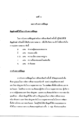 ผลการวิเคราะห์ข้อมุน ย้ํฉีกฒ่ธิ์ใช้ในการวิเ