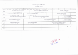 Page 1 วัน/เวลา aA af จนใทร อังคาร 8.00 - 09.00 || 9.00
