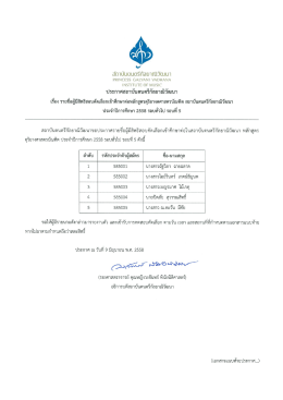 สถาบันดบตรึกัลยาณีวัฒนาขอประกาศรายช็อผู้มีà