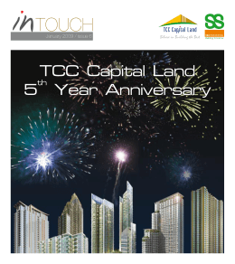 in Touch - TCC Capital land
