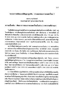 ระบบการผลิตแบบมีสัญญาผูกพัน: ทางออกของเกษตรกรไทย?