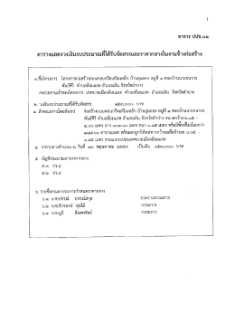 ตารางแสดงวงเงิน