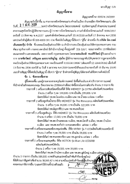 สัญญา ค.การแพทย์ 5 รายการ (ทันตกรรม)ค่าเสื่อม