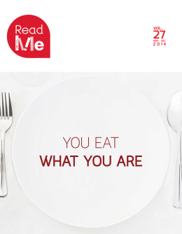 YOU EAT WHAT YOU ARE - Read Me Egazine by TK park