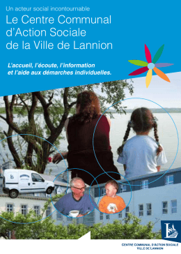 Le Centre Communal d`Action Sociale de la Ville de Lannion