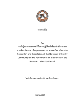 บทที่ 1 - Naresuan University