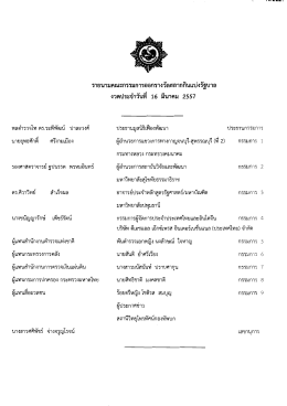 รายนามคณะกรรมการออกรางวัลสลากกินแบ่งรัฐบาล งวดประจำวันที่ 16