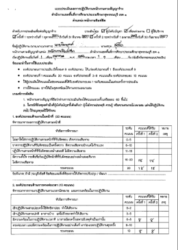 Page 1 แบบประเมินผลการปฏิบัติงานพนักงานตามสัญญาจ้าง สำนักงานเขต