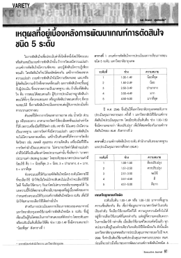 5 ระดับ - มหาวิทยาลัยกรุงเทพ