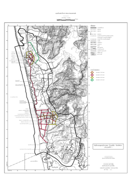 แผนที่แสดงโครงการคมนาคมและขนส่ง