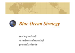 Blue Ocean Strategy May 2006