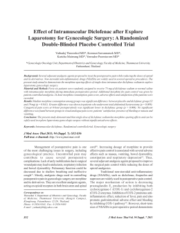 Effect of Intramuscular Diclofenac after Explore Laparotomy for