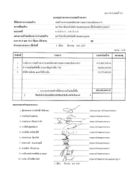 แบบสรุปราคากลางงานก่อสร้างอาคาร - มหาวิทยาลัยเทคโนโลยีราชมงคล