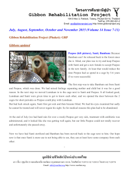2015 Volume 14 Issue 7-11 - The Gibbon Rehabilitation Project