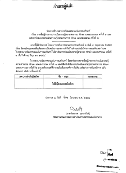 ประกาศโรงพยาบาลจิตเวชขอนเเก่บราซนตรินทร์