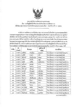 ประกาคลําบักงานปลัดกระทรวงสาธารณสุข