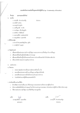 แบบฟอร์มการขอจัดดังชุมชนนักปฏิซ้ํ (00ถู : 00๓๓"แบ