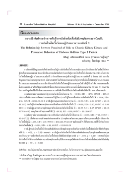 Page 1 3B Journal of Sakon Nakhon Hospital Volume 13 No.3