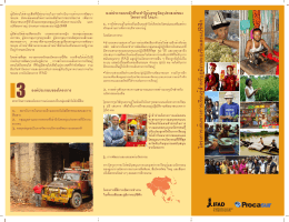 Brochure in Thai - Procasur Asia