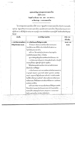 Page 1 . สรุปสาระสำคัญการประชุมกระทรวงมหาดไทย ครังที่ 3/2551 วันพุธ