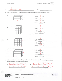 M5 Lesson 4 Problem Set Key MathPlus