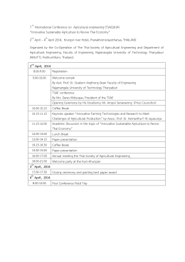 2014-03-26 01 conference program - 7th International Conference