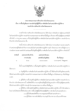 ประกาศ - สพป.หนองคาย 1