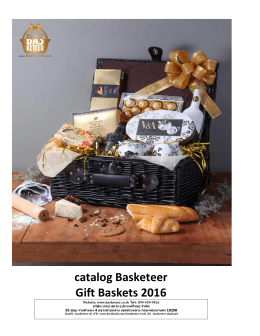 catalog Basketeer Gift Baskets 2016