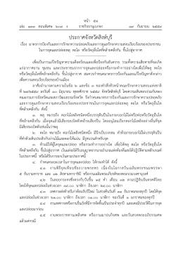 ประกาศจังหวัดสิงห์บุรี