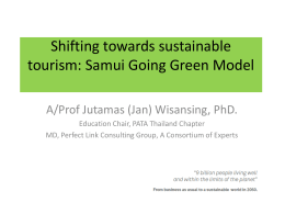 Shifting towards sustainable tourism: an industry