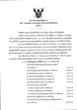 ประกาศมหาวิทยาลัยศิลปากร เรื่อง
