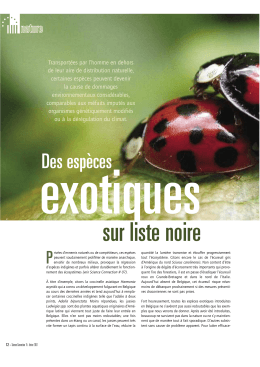 SC Des espèces exotiques - Ik geef leven aan mijn planeet