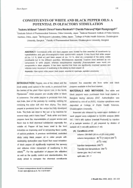 Page 1 Page 2 Page 3 องค์ประกอบทางเคมีของนํามันระเหยจากพริกไทย
