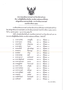 เรือง รายขือผู้มีสิทธิสอบข้อเขียน สอบสัมภาษ