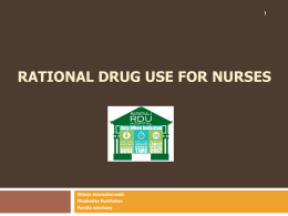 Rational Drug Use for nurses