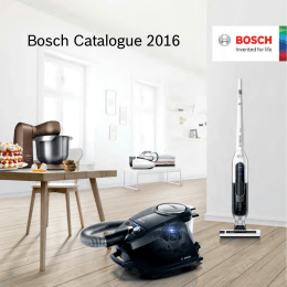 Bosch Catalogue 2016