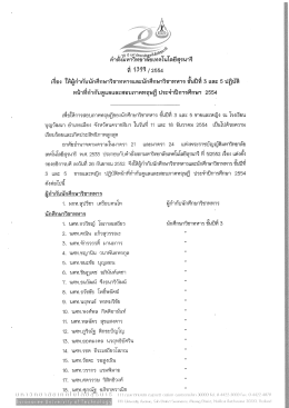 หน้าหีกํากับดูแลและลอบภาคทฤษฏี ประจําปีการศ