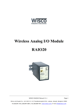 RAIO20 Manual V1.1